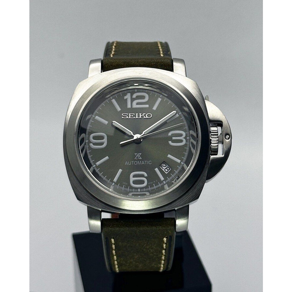 Custom Seiko Mod • Olive Green PAM Submersible • 40mm